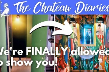 We transformed the SMALLEST room in our French Castle! - REVEALING OUR SECRET ROOM MAKEOVER FOR TV