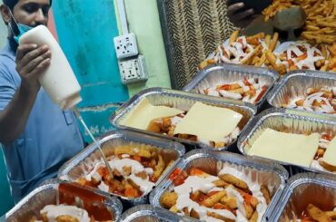 People are Crazy For Street French Fries | Chicago & OPTP Fries | Aloo Chips at Karachi Food Street