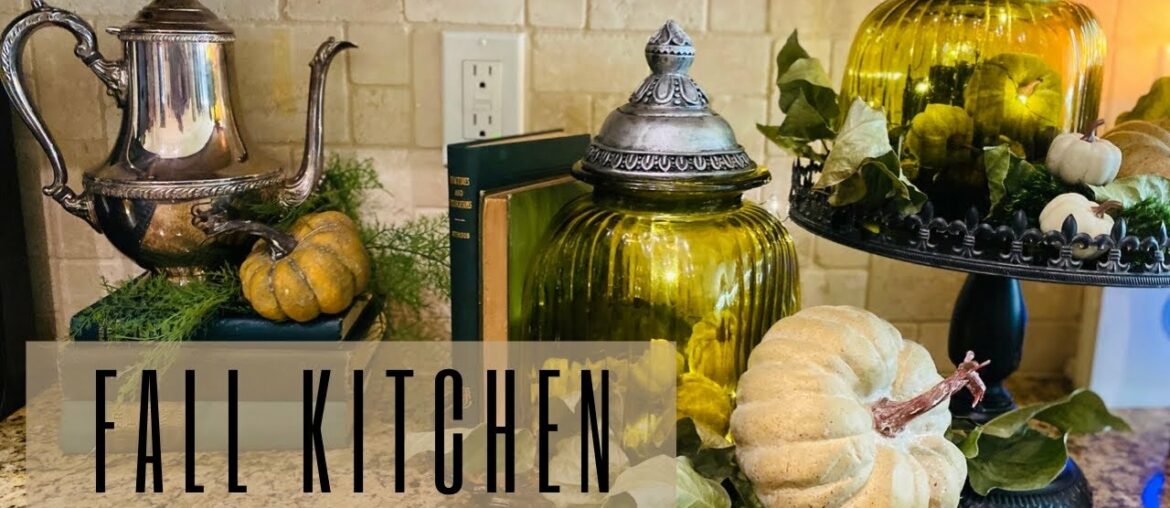 FALL KITCHEN DECOR – FALL DECORATE WITH ME – Part 5 – Vintage and French Country Inspired – Graceful FALL KITCHEN DECOR - FALL DECORATE WITH ME - Part 5 - Vintage and French Country Inspired - Graceful