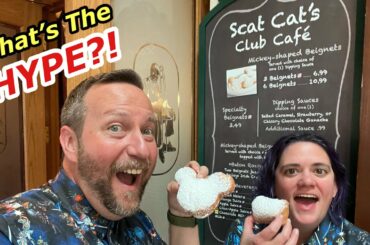 Trying MICKEY Shaped And GLUTEN FREE BEIGNETS At Disney's Port Orleans FRENCH QUARTER Resort!