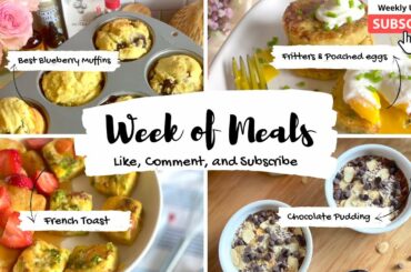 Week of Meals: Keto Breakfasts #ketomuffins | #easyketorecipes #ketobreakfast #selfcare #freeebook