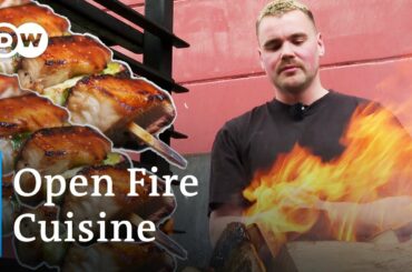 Cooking A 8 Course-Meal Over Open Fire