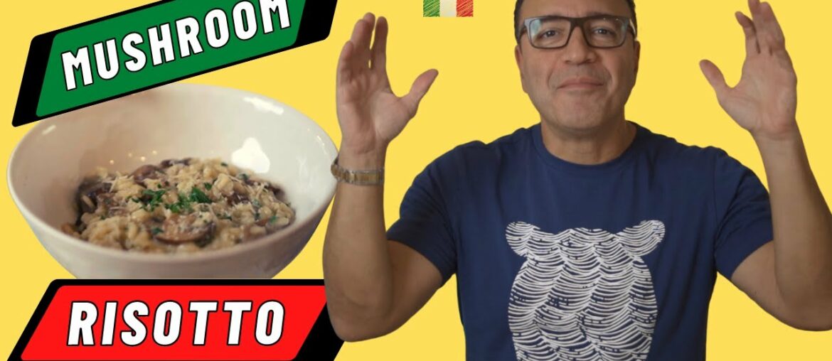 Simple to make DELICIOUS MUSHROOM RISOTTO!