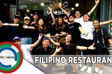Filipino restaurant owned by group of friends gains popularity in NY | TFC News New York, USA