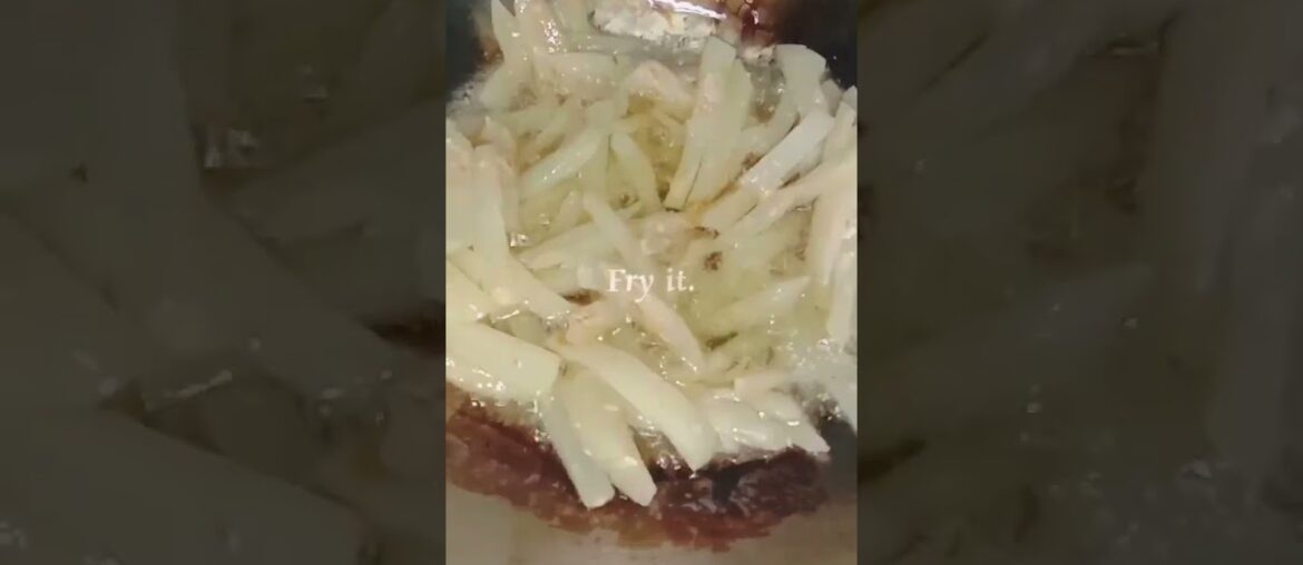 French fries recipe | For full video link is in description and comments| Girl Art | #girl #shorts