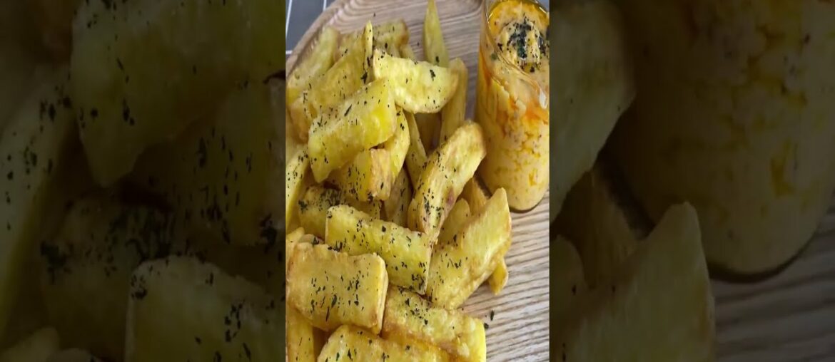 French fries with cheese sauce - simple recipes at home #Shorts