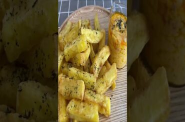 French fries with cheese sauce - simple recipes at home #Shorts