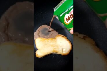 Milo French Toast | 2 ingre #recipe #shorts