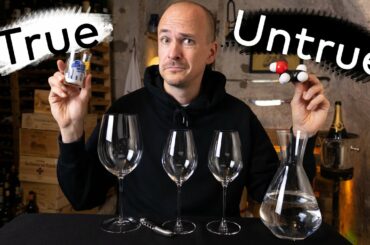 BUSTING Wine MYTHS - What is true and untrue about WINE?