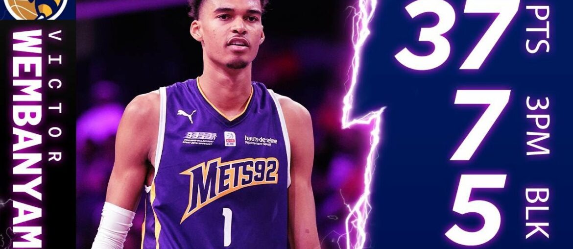Victor Wembanyama Drops 37 PTS In Preseason Game vs. Ignite Victor Wembanyama Drops 37 PTS In Preseason Game vs. Ignite