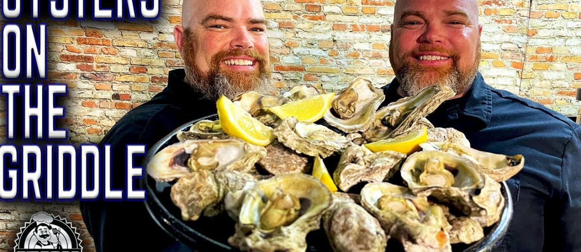 WOULD YOU DO THIS!? OYSTERS MADE ON FLAT TOP GRILL! PIT BOSS SIERRA GRIDDLE COOK