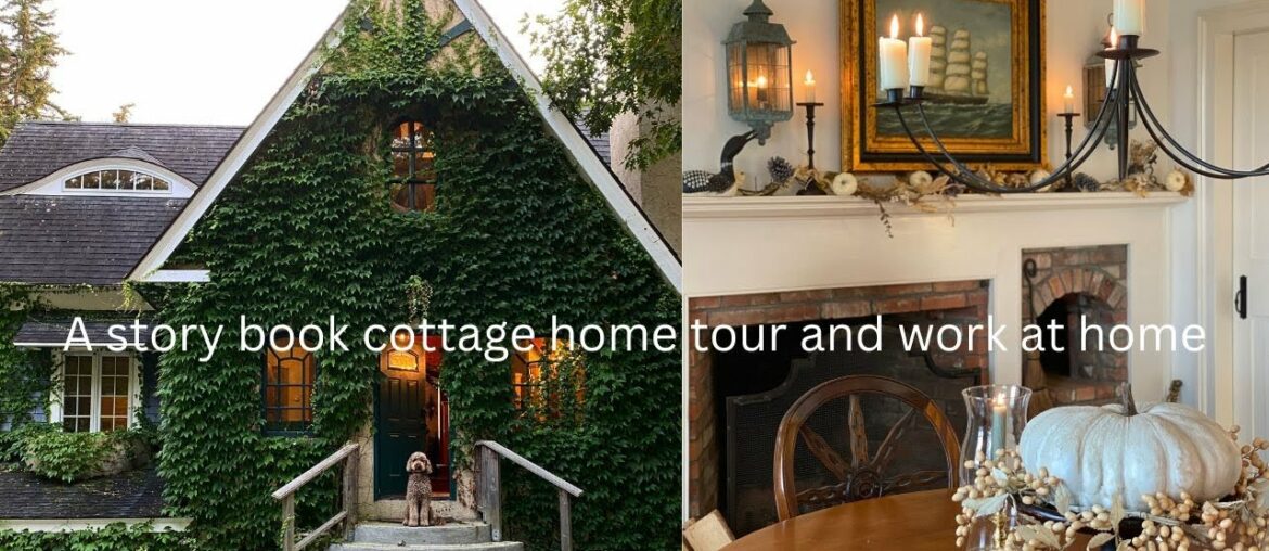 Vacation storybook cottage home tour, fall home dining room, remodeling, cozy antique home Vacation storybook cottage home tour, fall home dining room, remodeling, cozy antique home