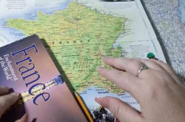 ASMR ~ France History & Geography ~ Soft Spoken Map Tracing Page Turning