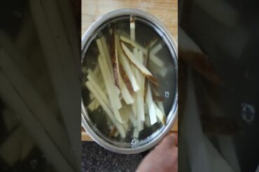 Homemade french Fries #shorts30 #creatorlyfe