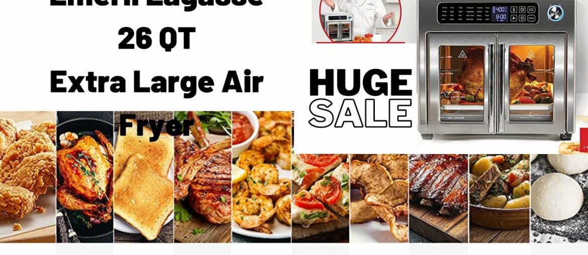 Extra Large Air Fryer, Convection Toaster Oven French Doors Extra Large Air Fryer, Convection Toaster Oven French Doors