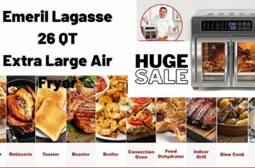Extra Large Air Fryer, Convection Toaster Oven French Doors