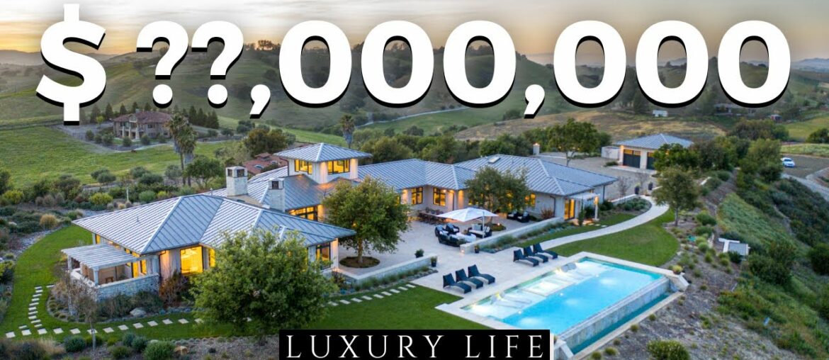 Explore This $8,500,000 Wine Country Hilltop Retreat In Solvang | Luxury Life