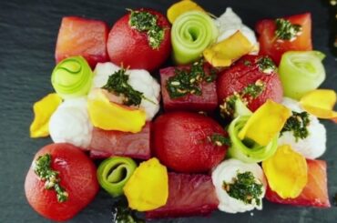 Homemade cured Salmon  (Gravlax)