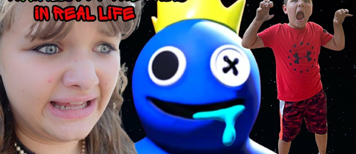 RAINBOW FRIENDS ARE FOLLOWING US! ESCAPE the RAinBOW FRIENDS in REAL LIFE!