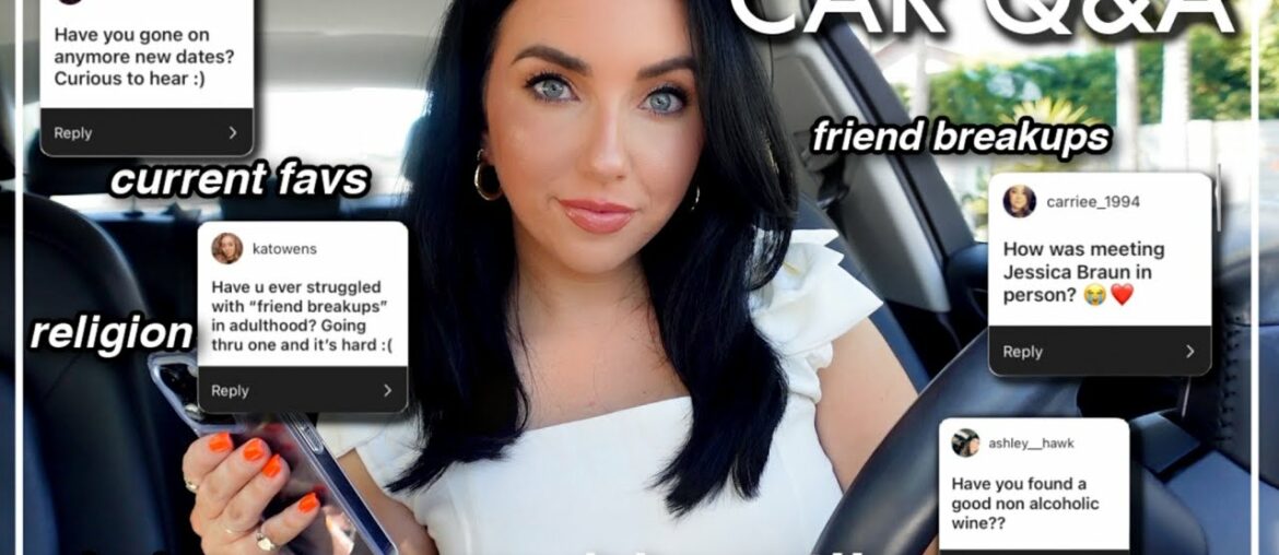 Q&A // friend breakups, 5 current favs, do I believe in god? meeting jessica + A SPECIAL GUEST