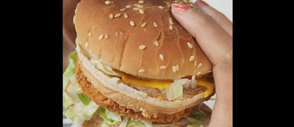 Mc Donald's | Veg Maharaja Mac Burger #shorts #food #mcdonalds #burger #foodshorts