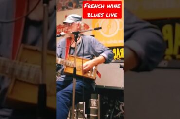 french wine blues live#cigarboxguitar #frenchartist #slideguitar #live