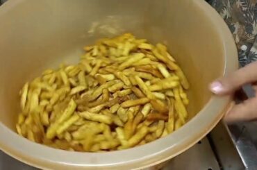 How to Make Crispy French Fries Recipe |Pakistani Street Food Aloo Chips|French Fries at Street Food