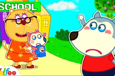 Wolfoo's Baby Sister Jenny First Day of Kindergarten - Wolfoo Kids Stories | Wolfoo Family Official
