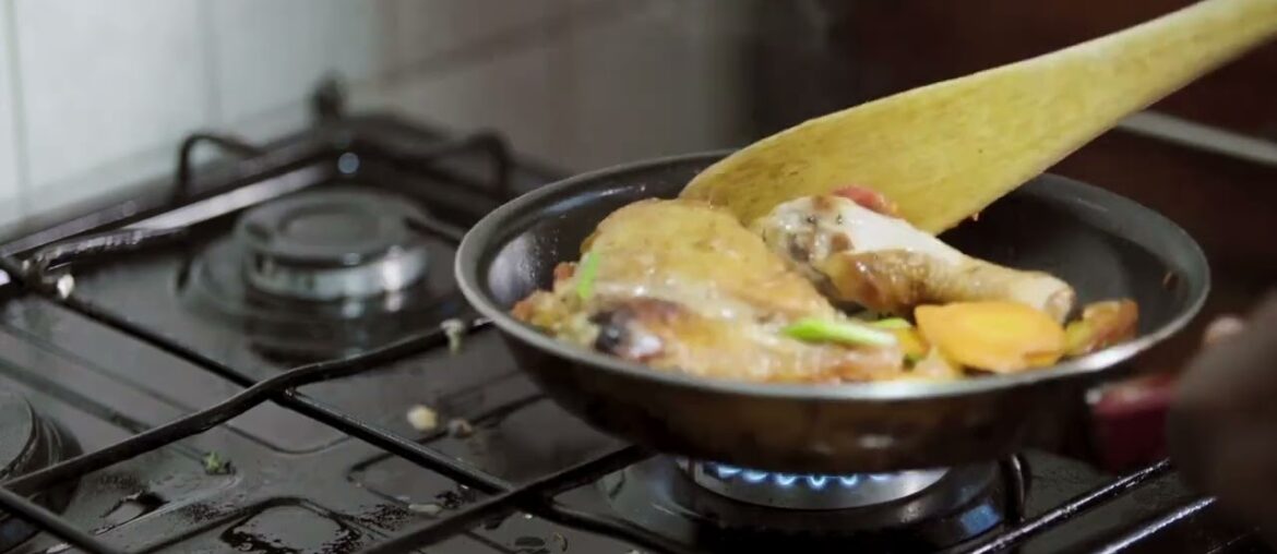 French Chicken Stew in Robertson Sweet Red Wine with Layered Rice French Chicken Stew in Robertson Sweet Red Wine with Layered Rice