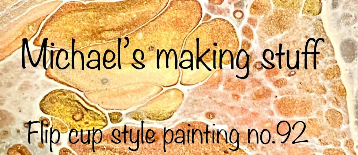 Earthy feel flip cup painting, using dual flip cups because you know I can't use just one cup. Earthy feel flip cup painting, using dual flip cups because you know I can't use just one cup.