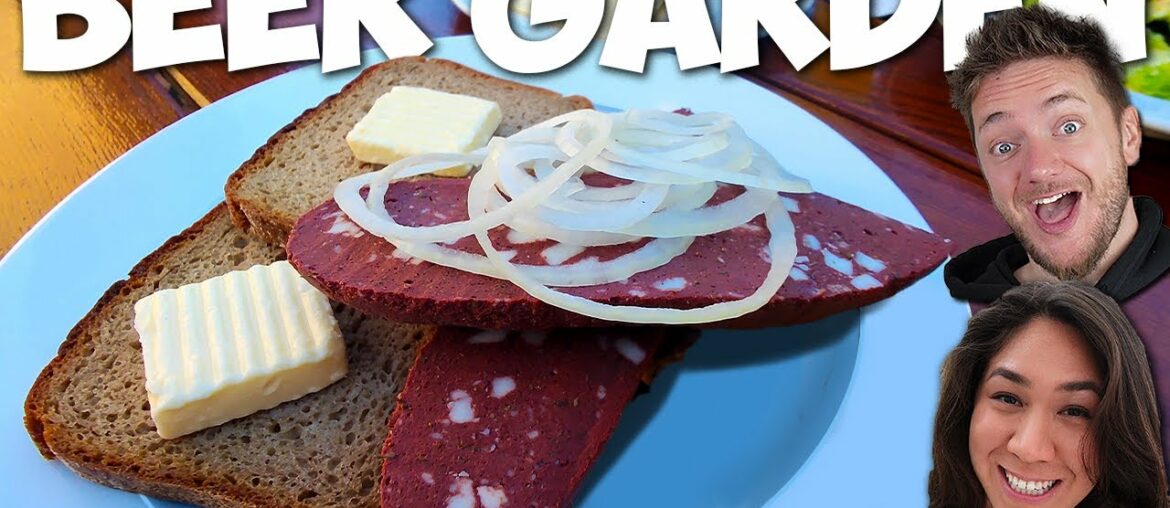 What GERMANS EAT at a REAL BEER GARDEN! What GERMANS EAT at a REAL BEER GARDEN!