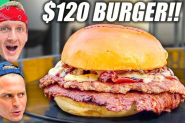 $8 vs $120 French Burger in Paris!! Complete Train wreck and Total Masterpiece!!