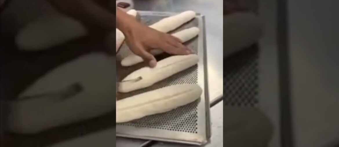 How to make French baguette? #yummy #baguette#shorts #trending #viral #food #cambodia #youtubeshorts
