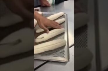 How to make French baguette? #yummy #baguette#shorts #trending #viral #food #cambodia #youtubeshorts