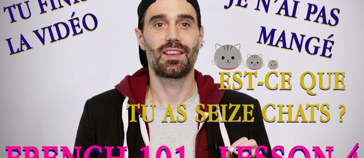 Beginner French - 04 (Numbers 11-30, verbs of the 2nd group, questions and negations)