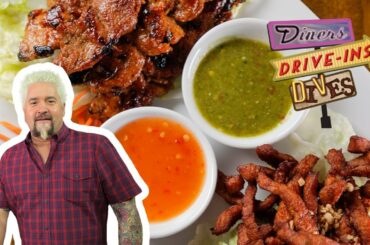 Guy Fieri Eats Thai Food in New Jersey | Diners, Drive-Ins and Dives | Food Network