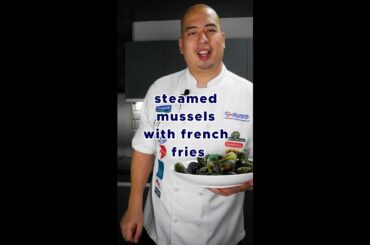 Steamed Mussels with French Fries