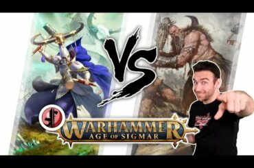 Warhammer Age OF Sigmar - *New* Lumineth VS Sons Of Behemat !!!!!!