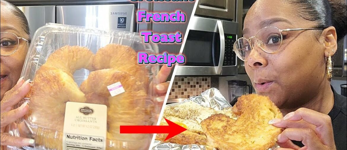 HOW I MADE CROISSANT FRENCH TOAST WITH COLDSTONE SWEETCREAM CREAMER (Delicious Recipe)