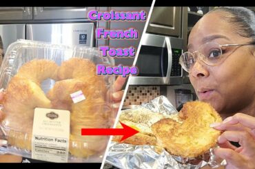 HOW I MADE CROISSANT FRENCH TOAST WITH COLDSTONE SWEETCREAM CREAMER (Delicious Recipe)