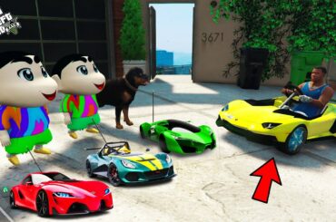 GTA 5 : Franklin Gifting New Super RC Toy Cars To Shinchan Pinchan & Chop In GTA 5 ! (GTA 5 Mods)
