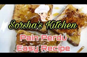 Pain Perdu is a French recipe. Super tasty and easy to prepare