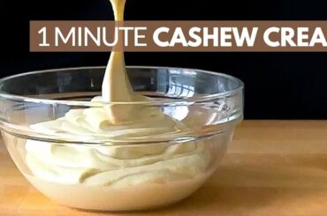 WANT A CREAMY PASTA SAUCE without the CREAM? Cashew Cream is the Answer!
