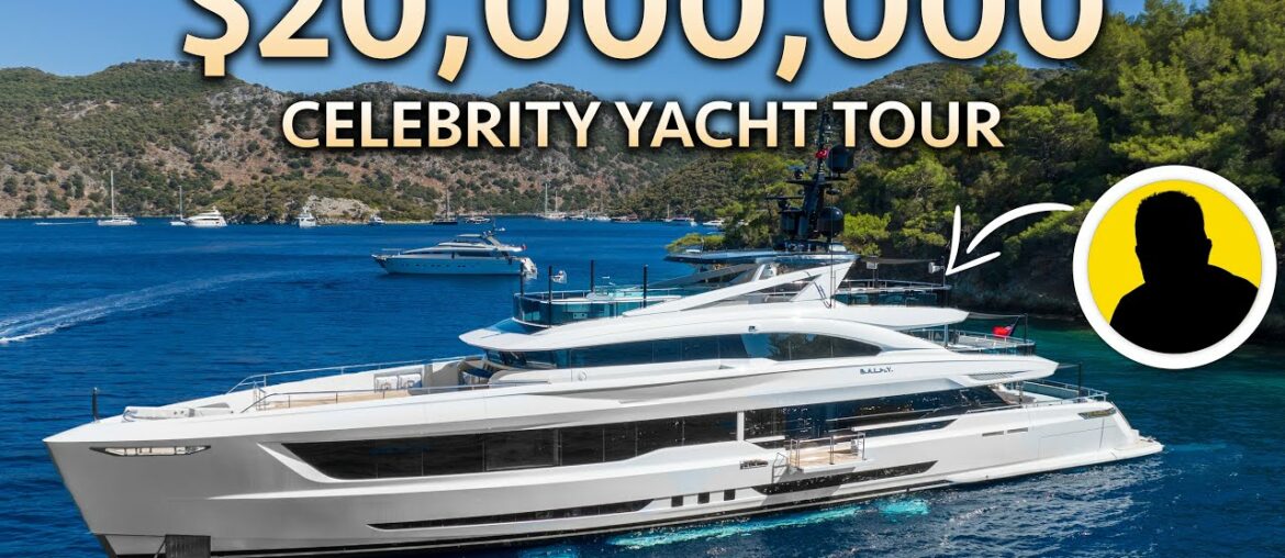 Inside a $20,000,000 Brand New Celebrity Owned Mega Yacht