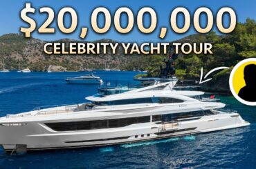 Inside a $20,000,000 Brand New Celebrity Owned Mega Yacht