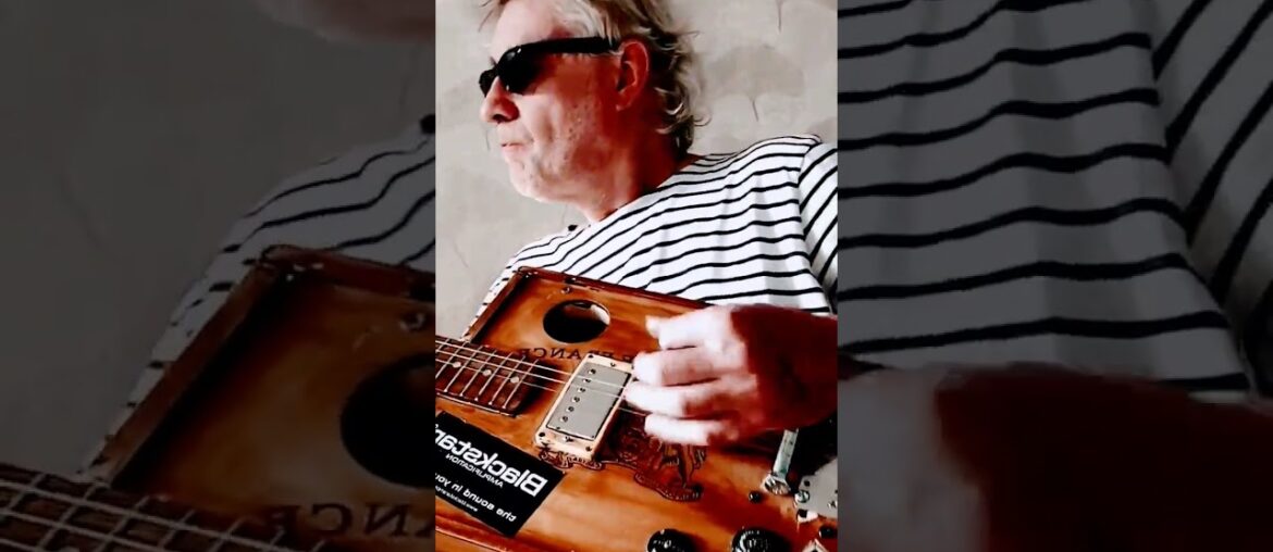 french Wine blues #cigarboxguitar #blues #frenchmusic ##boogie#slideguitar