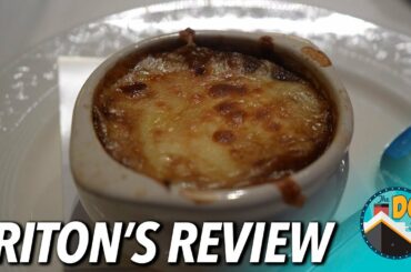 Triton's Dining Review on The Disney Wonder with Pete's Favorite French Onion Soup