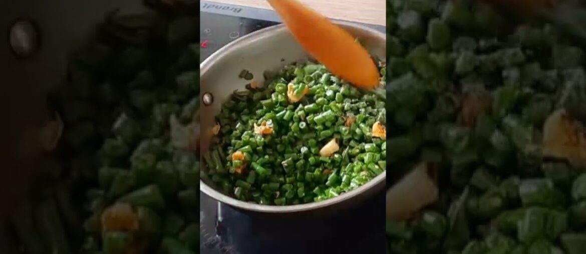 Easy French beans sabji #shorts