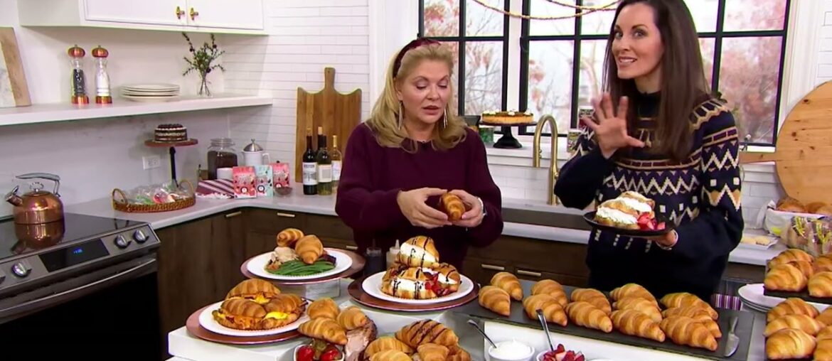 Authentic Gourmet 20, 40, or 60 French Butter Croissants on QVC