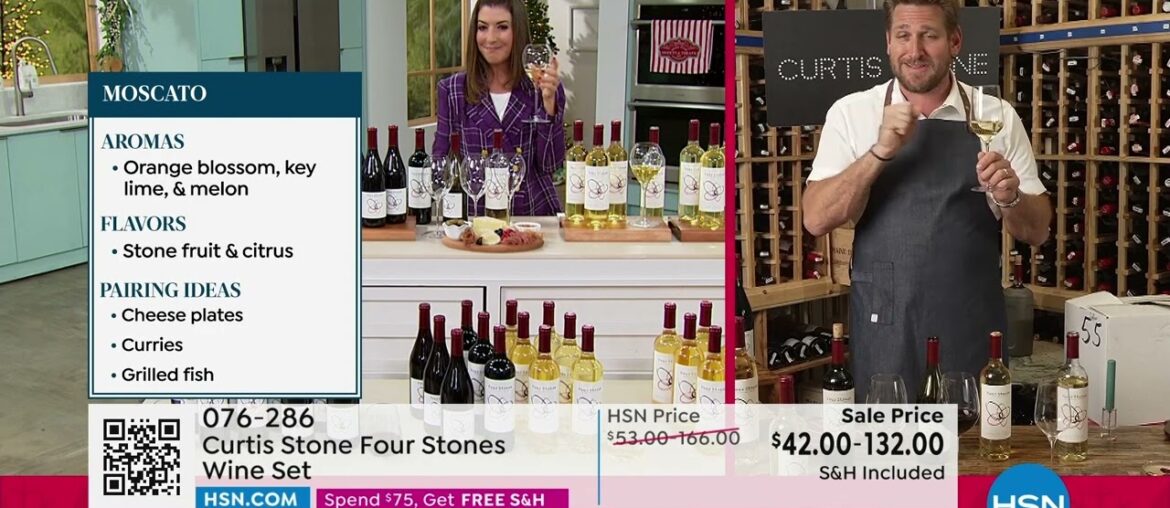 Curtis Stone Four Stones Moscato 2019 3Bottle Set